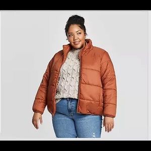 Women's Plus Size Puffer Jacket - Universal Thread